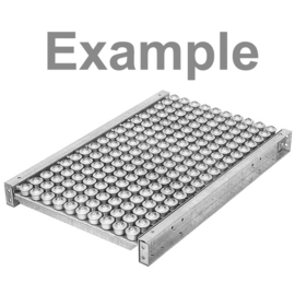 Schwerlast-Kugelrolle, 15.875 mm, mit Flansch, für schwere lasten