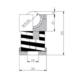 Ball Transfer Unit, 19.05 mm, with spring